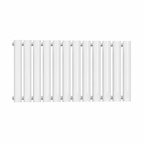 Traderad Flux Single Panel Horizontal Radiator, White (view 5)