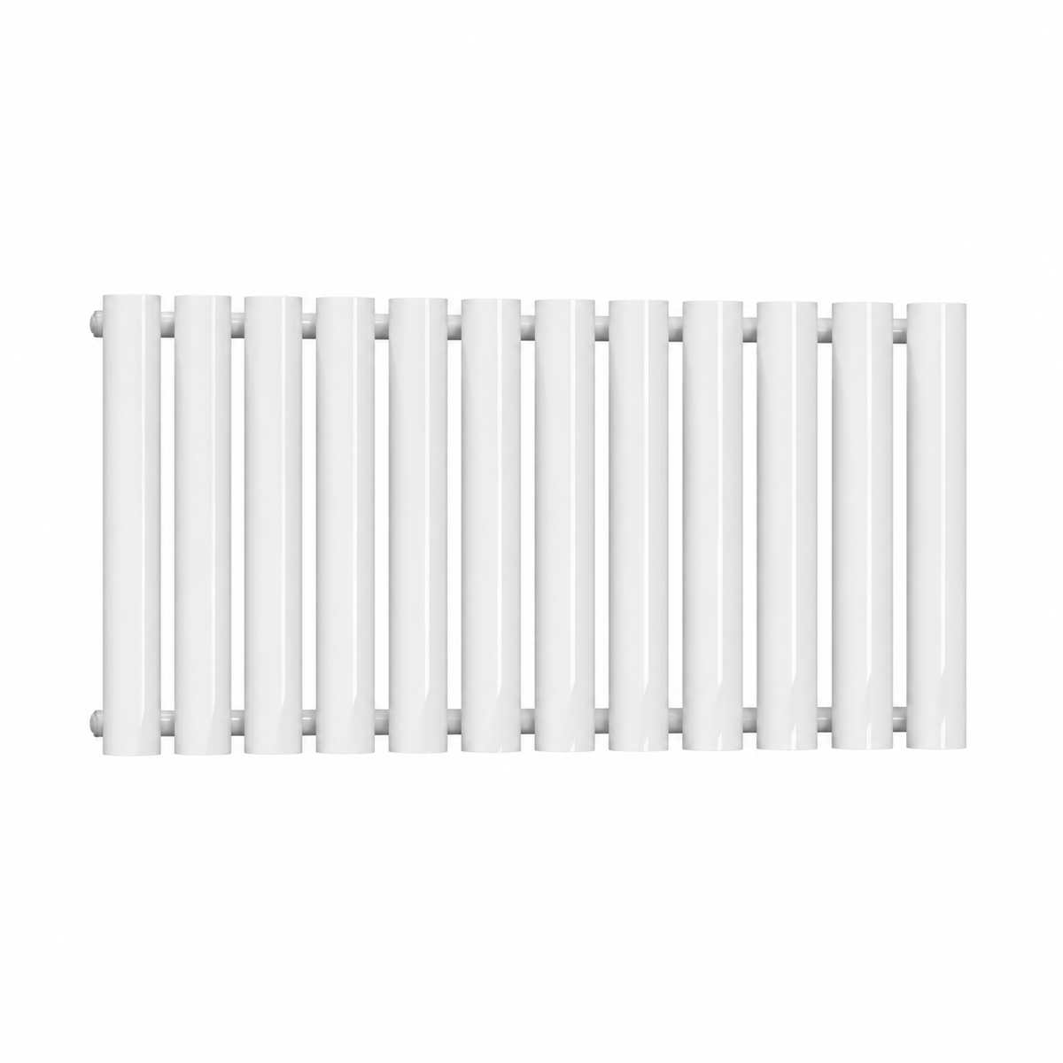 Traderad Flux Single Panel Horizontal Radiator, White (view 5)