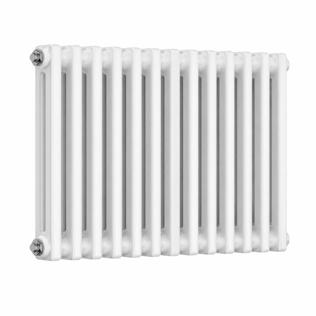 Traderad Paragon 2 Column Horizontal Radiator, White (view 2)