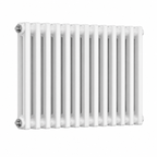 Traderad Paragon 2 Column Horizontal Radiator, White (view 2)
