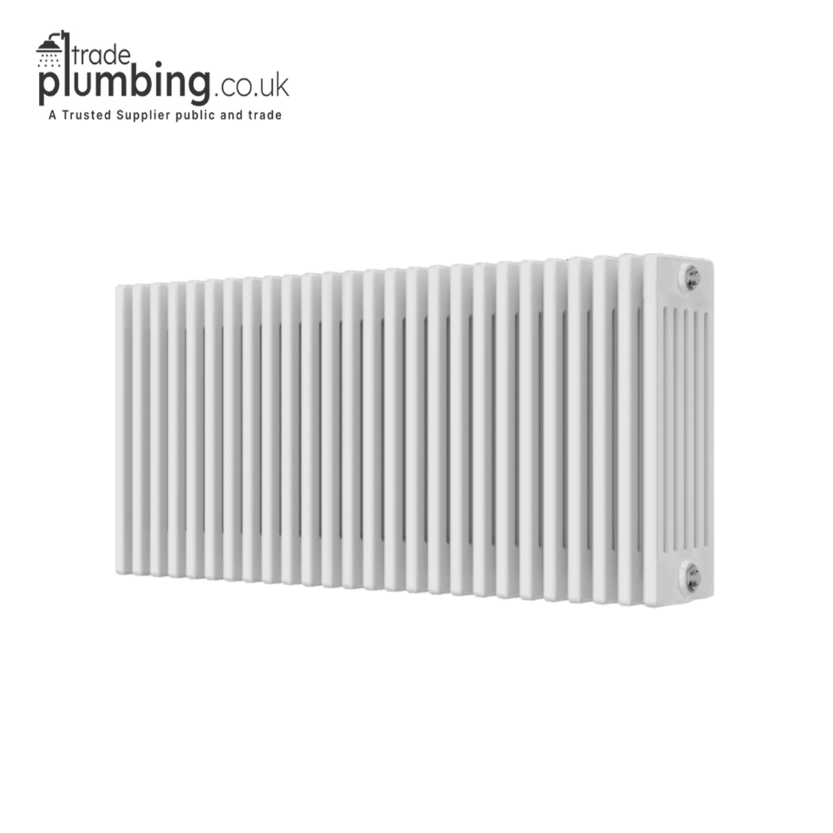 Traderad Paragon 6 Column Horizontal Radiator, White (view 3)