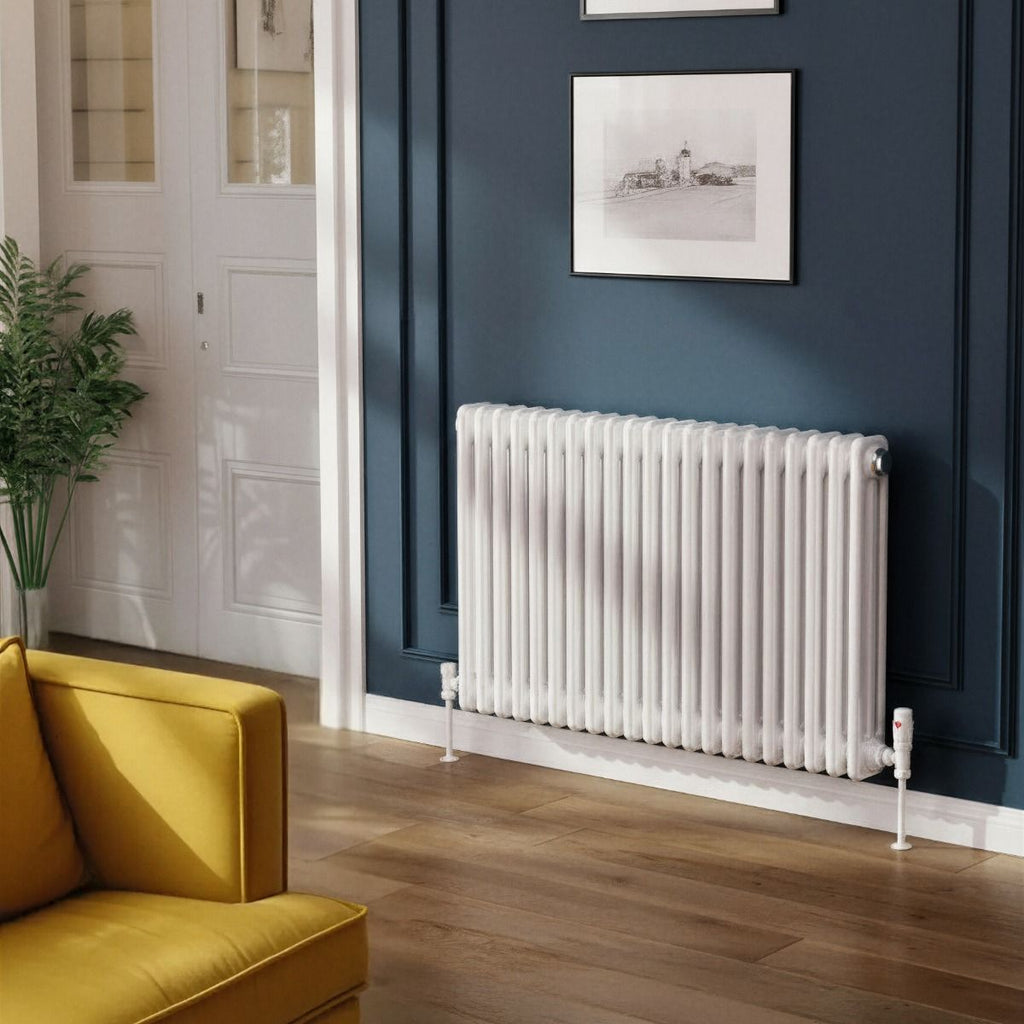 Traderad Paragon 2 Column Horizontal Radiator, White