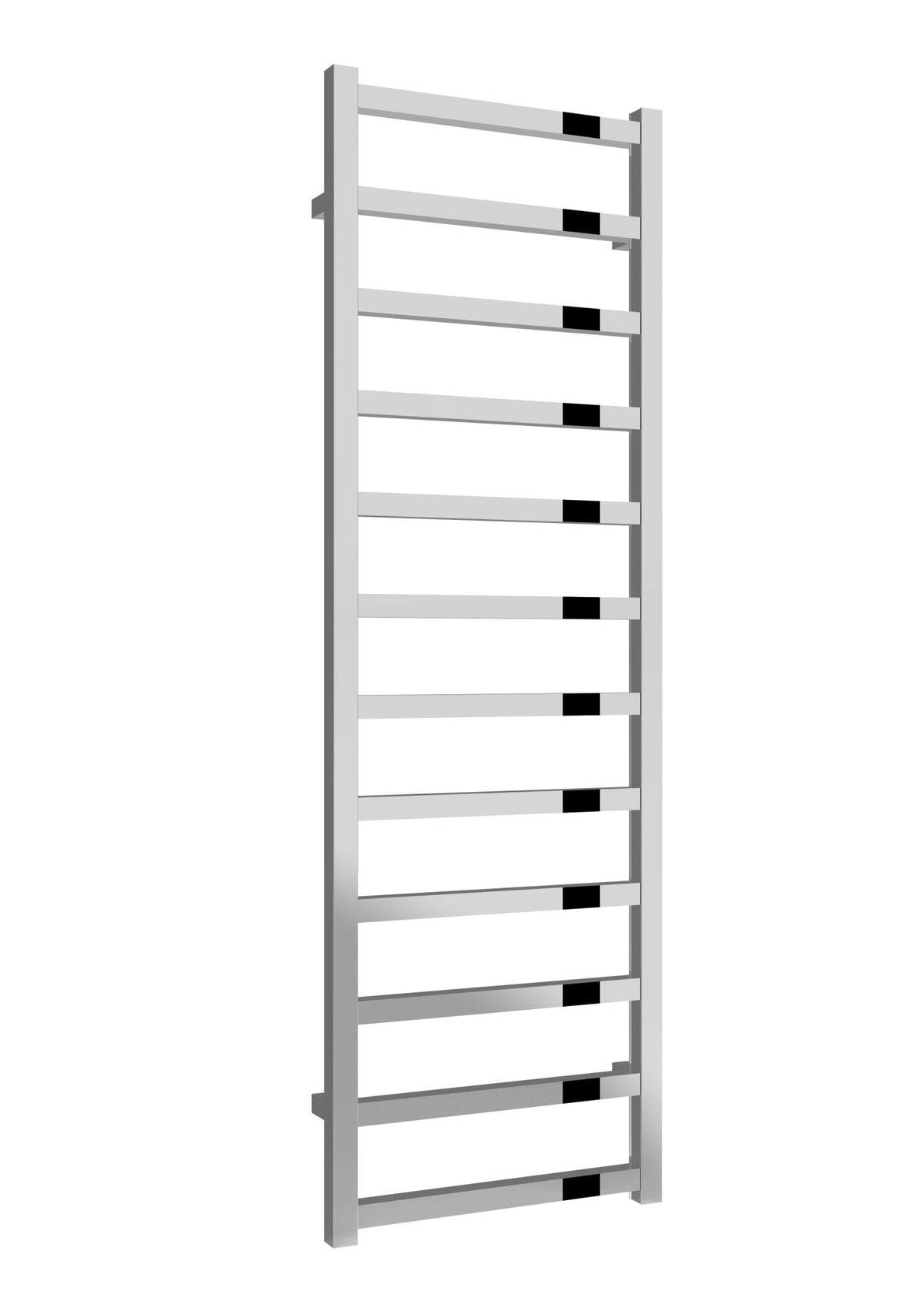 Reina Fano Polished Aluminium Heated Towel Rail Radiator