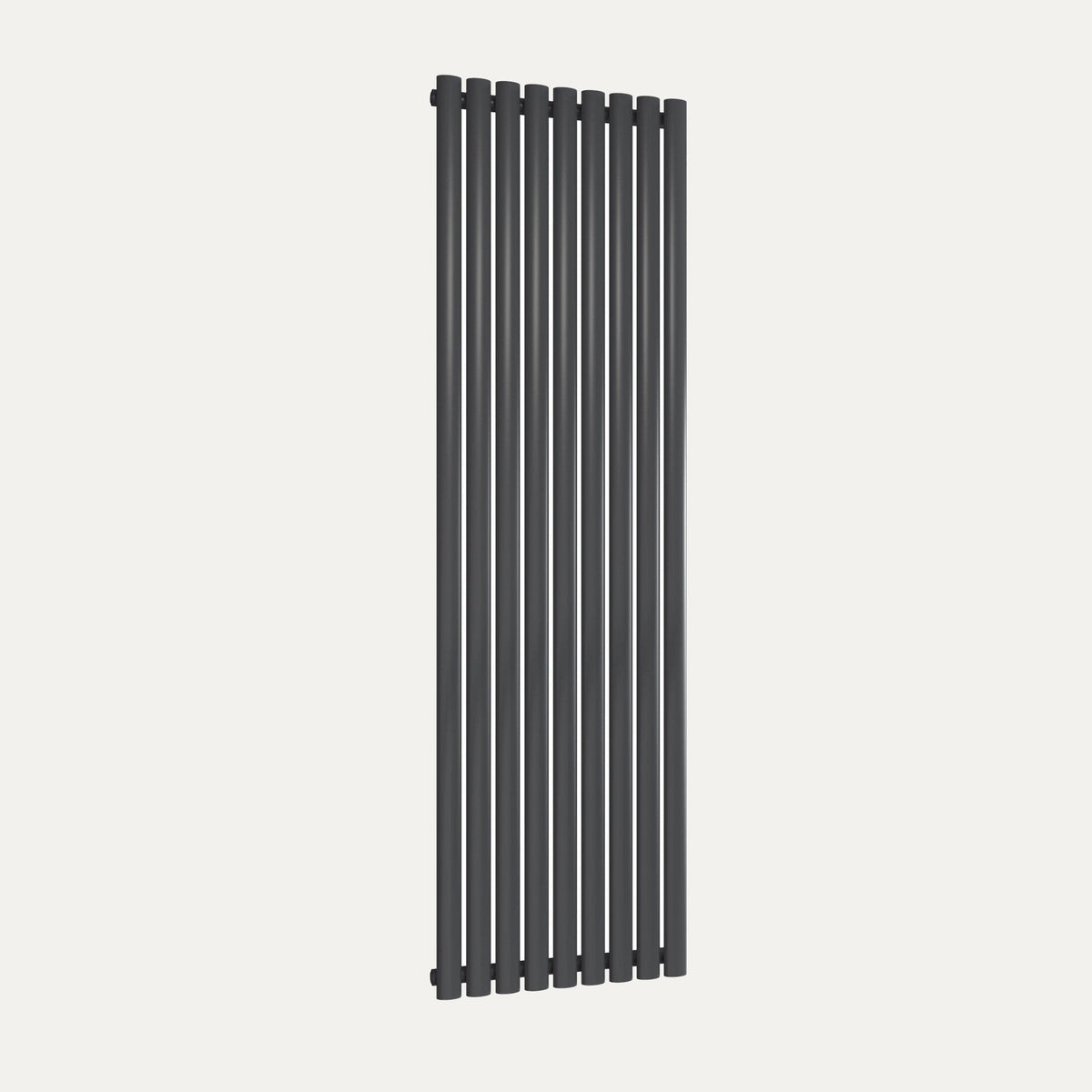 Reina Neval Anthracite Single/Double Vertical Aluminium Radiator, Central Heating