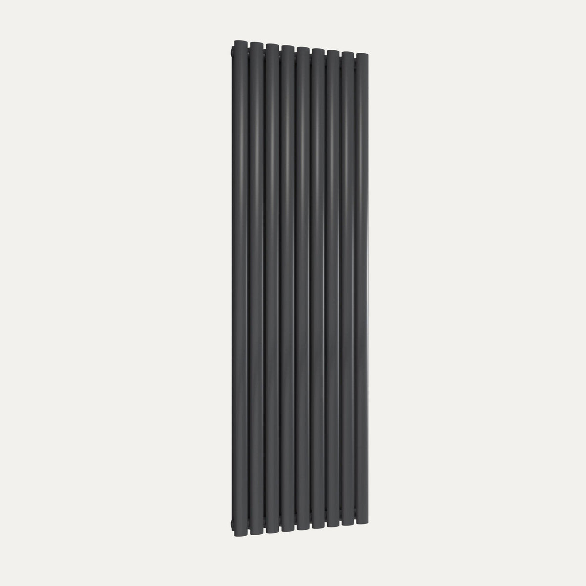 Reina Neval Anthracite Single/Double Vertical Aluminium Radiator, Central Heating