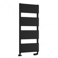 Reina Vivaro Black Aluminium Designer Heated Towel Rail Radiator