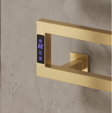 Vispa Stainless Steel Towel Rail Brushed Brass