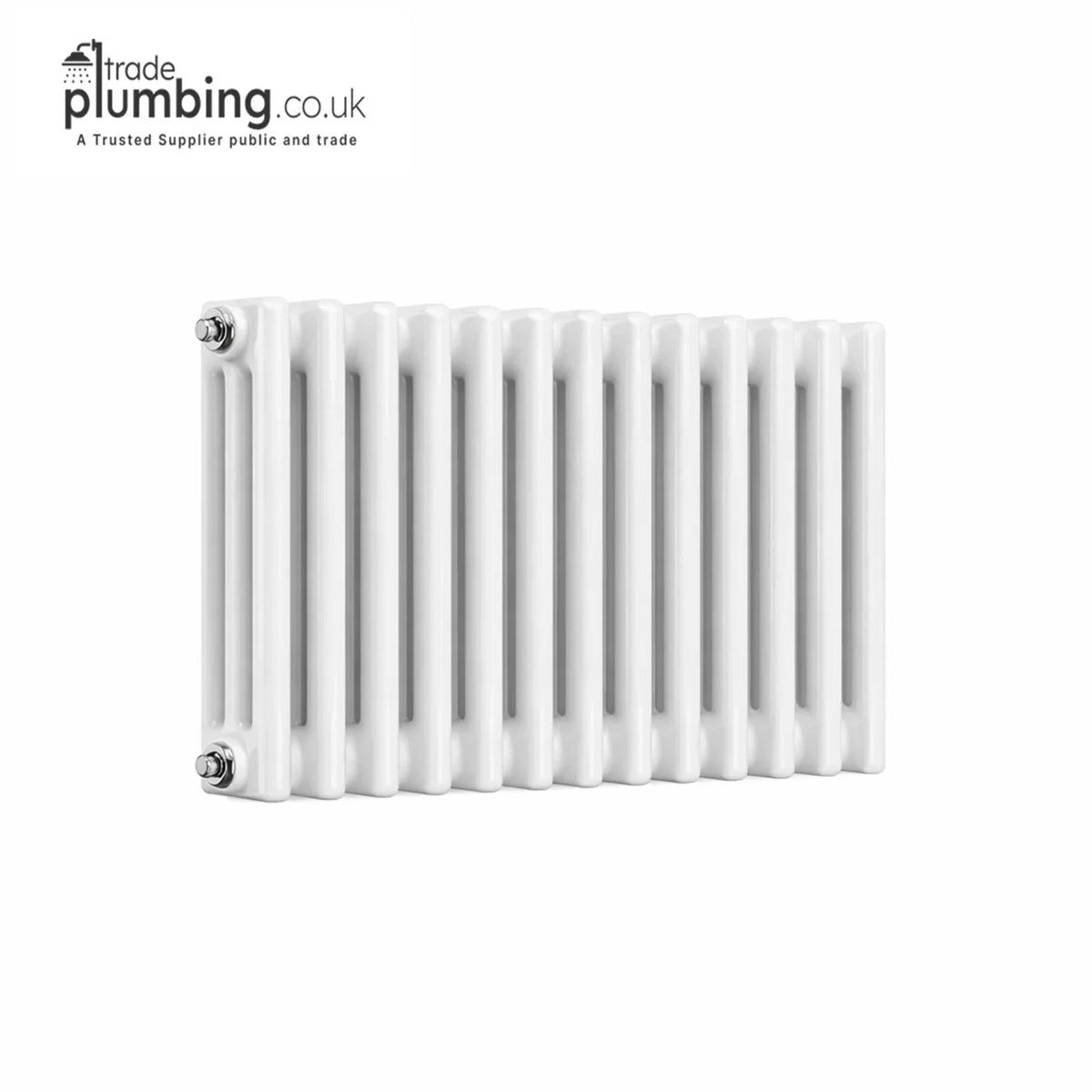 TradeRad Radiators - Paragon 3 Column Horizontal Radiator - White 600x830