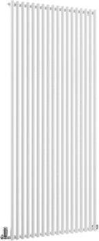 TradeRad Round White Steel Vertical Designer Radiators