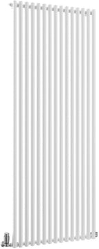 TradeRad Round White Steel Vertical Designer Radiators