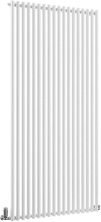 TradeRad Round White Steel Vertical Designer Radiators
