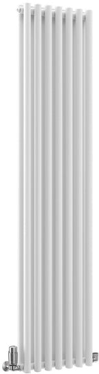 TradeRad Round White Steel Vertical Designer Radiators