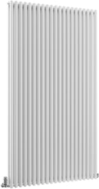 TradeRad Round White Steel Vertical Designer Radiators