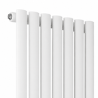 Kartell Aspen Steel Horizontal Designer Radiator - White (view 3)