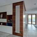 TradeRad Oval White Steel Vertical Designer Radiators