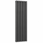 Traderad Flux Double Panel Vertical Radiator, White (view 4)