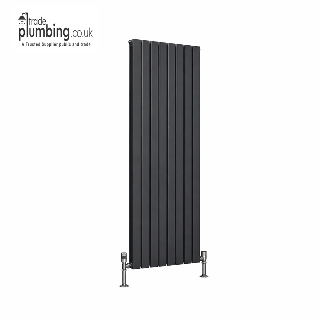 Traderad Linea Double Vertical Radiator, White (view 4)