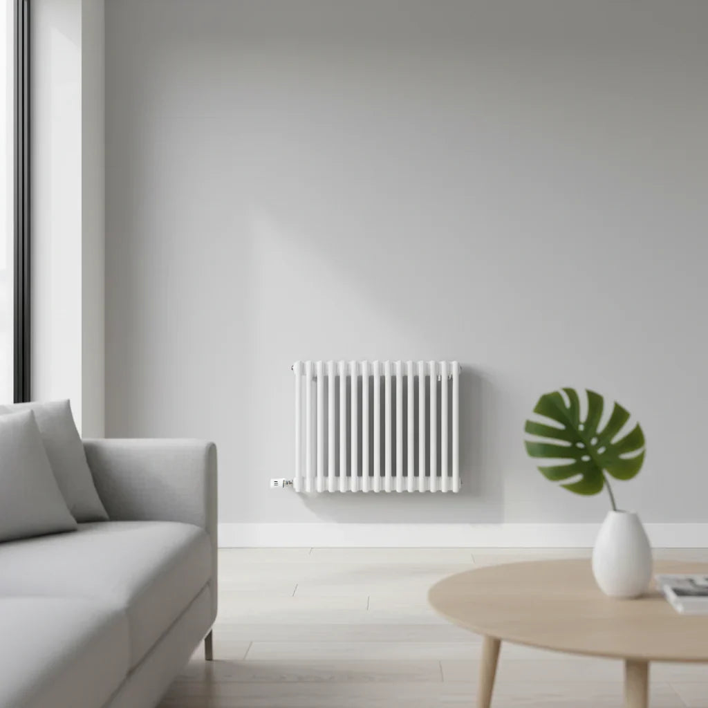 Traderad Paragon 4 Column Horizontal Radiator, White