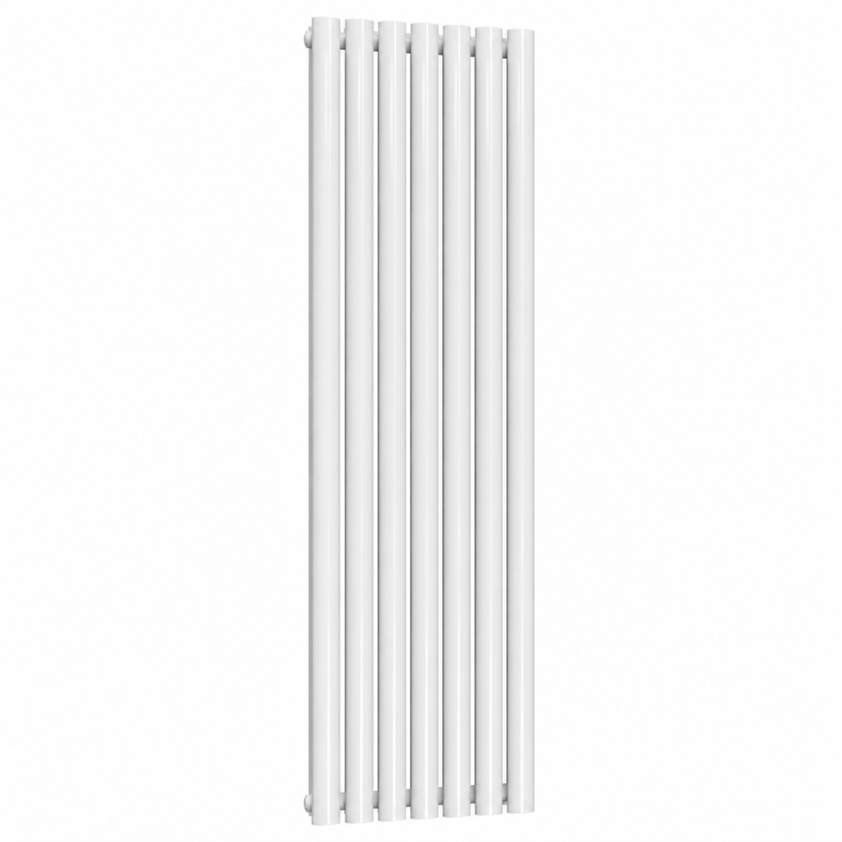 Traderad Flux Double Panel Vertical Radiator, White (view 2)
